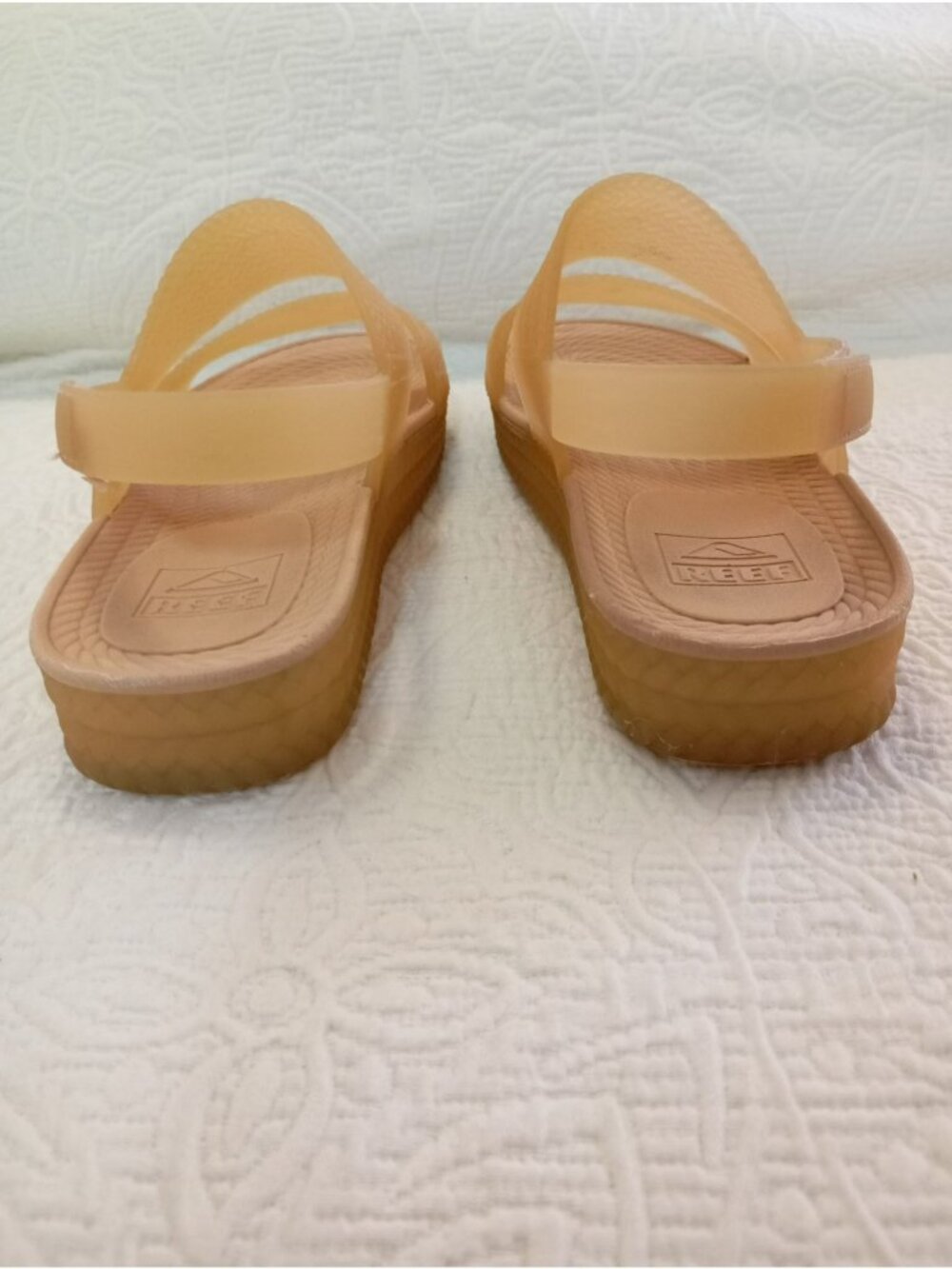 Reef Sandals Slingback Straps Textured Soles Size 8 Lightweight & Comfortable - Picture 4 of 13